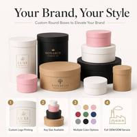 Tube en carton rigide pour emballage de vêtements de luxe, sous-vêtements, chaussettes, écharpes, emballage cadeau pour la mode.