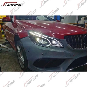 Kit de carrocería para Benz W207 C207 E <span class=keywords><strong>Coupe</strong></span> 09 10 11 12 13 actualización a 2014 parachoques delantero trasero rejilla faro tubo de luz trasera - Product Image 6