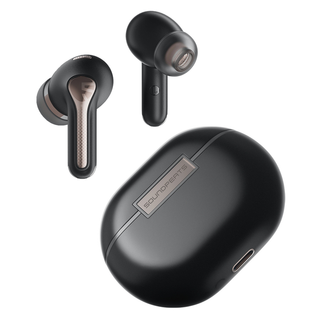 SoundPEATS Capsule 3 Pro 6 Mics Filters Background Noise and Suppresses Wind Noise BT5.3 Touch Control Game ModeTWS Earbuds