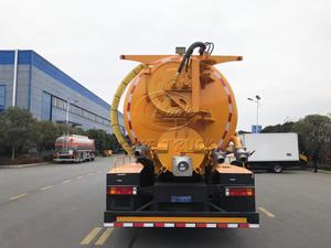 Camion de nettoyage et de vidange des égouts SHACMAN, empattement 4700 mm, YUCHAI 245 CV, 15 m³, double pompes, fonctionnement simultané, camion de dragage des égouts - Product Image 4