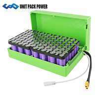 Batterie lithium 18650 li-ion 36/48/52/60/72V, étanche IP68, Rechargeable, pour Scooter, moto, voiturette de Golf