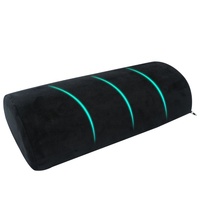 Repose-pied ergonomique réglable en mousse à mémoire de forme, antidérapante, set de 2 pièces pour le bureau, demi-lune