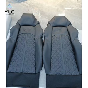 Set Completo di Coprisedili in Pelle per <span class=keywords><strong>Audi</strong></span> <span class=keywords><strong>A3</strong></span>, Sedili S Migliorati per 5 Posti Anteriori e Posteriori - per Modelli Crown E Class Serie 7 - Product Image 2