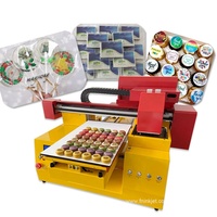 Nouvelle imprimante jet d'encre alimentaire multifonctionnelle tout-en-un A3 Plus Top 3 pour tête XP600, pour l'impression d'étiquettes de gâteaux, de biscuits et de chocolats