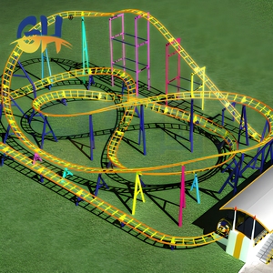 Montaña Rusa Familiar Eléctrica de 254 m para Exteriores, para Parques de Diversiones y Jardines, en Venta - Product Image 1