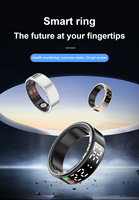 Digitaal touchscreen display heren dames IP68 bloeddrukmeter APP magnetische draadloze gezondheids- en fitness tracker slimme ring