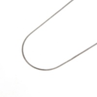Collier en acier inoxydable pour femmes, chaîne fine en maille plate, plaqué or, bijoux de mode, tendance, livraison gratuite