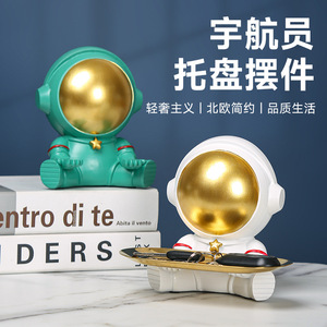 นักบินอวกาศช่องเก็บกุญแจ<span class=keywords><strong>ประตู</strong></span>ทางเข้าของนักบินอวกาศถาดใส่รองเท้าวัสดุเรซินตกแต่งคริสต์มาส - Product Image 3