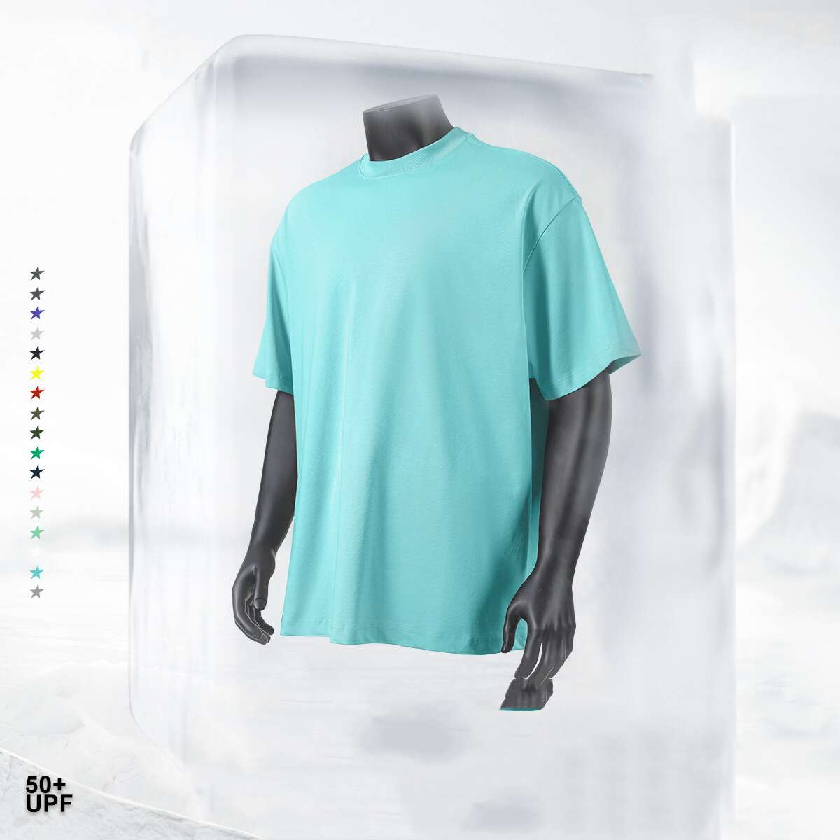 Glacial blue;