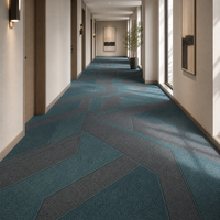 Moquettes murales en rouleau pour couloirs d'hôtels et espaces commerciaux – Tapis en nylon pour projets