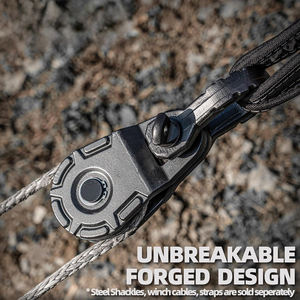 AMBITION 단조 스내치 블록 익스트림 복구 윈치 풀리 시스템 18 톤 작업 부하 복구 액세서리 윈치 스내치 블록 - Product Image 4