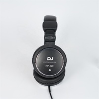 Casque de monitoring DJ filaire de qualité supérieure, interface 3,5 mm, basses profondes, haut-parleur en néodyme, nouveau style, circum-auriculaire, studio, IPX-4