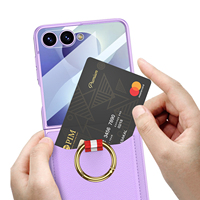 Coque de téléphone ultra-fine en TPU+PC, design sportif, avec anneau de maintien, antichoc, protection 360°, protection d'objectif pliable pour Z