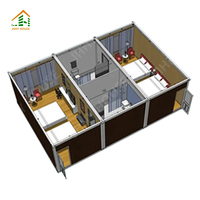 Nouvelle conception de maison conteneur modulaire mobile pliable, écologique, installation rapide, bureau, maison, hôtel, mini-maison, café