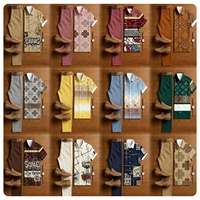 Nouvel ensemble d'été de haute qualité pour hommes avec impression numérique, ensemble polo et pantalon décontracté et tendance pour l'extérieur