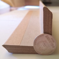 Protections d'angle en papier kraft 100 % recyclable en forme de L pour palettes et panneaux d'angle robustes pour palettes