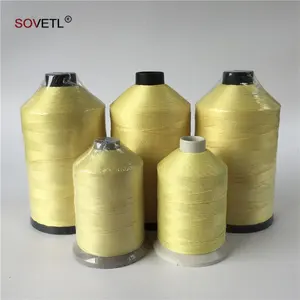 Aramid Stainless Steel Thread Aramid Reinforced Yarn Fireproof High Temperature Resistant Aramid SS Core Spun Sewing Thread