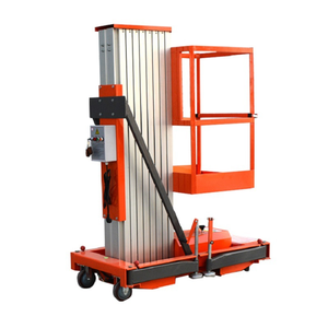 Plataforma de trabajo aéreo de elevación eléctrica hidráulica escalera andamio de aluminio de un solo mástil <span class=keywords><strong>Manlift</strong></span> - Product Image 1