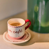 Ensemble de tasses à café en porcelaine et céramique, motif personnalisé, fabriqué à la main en Chine, tasses à thé et soucoupes imprimées sur mesure, vente en gros