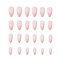 AIERFEI vente en gros de haute qualité superbe oeil de chat presse sur les ongles longs amande faux ongles conseils ongles artificiels nus