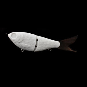 Vente en gros d'usine de leurres de pêche en vrac, corps de leurre non peint, blanks de swimbaits, blanks de leurres à articulation unique, blanks de leurres à glisse - Product Image 2