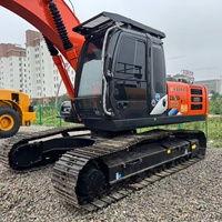 Excavatrice sur chenilles hydraulique Hitachi ZX210 d'occasion, prête à l'emploi, 21 tonnes, d'origine japonaise, Hitachi Zaxis210 d'occasion à vendre