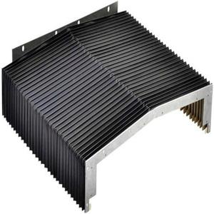 Protection rétractable pour machine, couverture protectrice, <span class=keywords><strong>soufflet</strong></span> d'<span class=keywords><strong>orgue</strong></span>, <span class=keywords><strong>soufflet</strong></span> d'accordéon, protection contre l'eau, la poussière et la chaleur, télescopique - Product Image 3