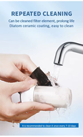 Purificateur d'eau de robinet de cuisine en acier inoxydable Calux 304 éliminant le filtre à charbon actif au chlore