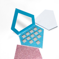 Palette de fards à paupières minéraux waterproof DIY 13 couleurs personnalisables, longue tenue, estompables, maquillage en marque blanche, vente en gros
