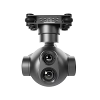 Caméra de drone Skydroid C12 PRO à 3 axes avec nacelle stabilisée, infrarouge thermique 512x384, vidéo 4K, flux IP RTSP pour l'inspection des lignes électriques et des pipelines