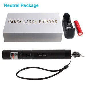 Caneta laser pointeur 303, azul, vermelha, verde, luz, brinquedo para gato, uso ao ar livre, acampamento, ensino