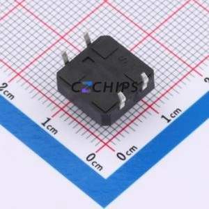 BX-TS-26-12127CJ Tactile Switch Through hole-4P,12x12mm Switch Single Pole Single Throw Round Button 2.6N Through Hole - Product Image 2