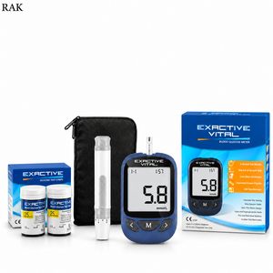 Medidor de <span class=keywords><strong>Glucosa</strong></span> <span class=keywords><strong>en</strong></span> <span class=keywords><strong>Sangre</strong></span> Eléctrico Exactive Vital, Glucómetro, Monitor de Azúcar <span class=keywords><strong>en</strong></span> <span class=keywords><strong>Sangre</strong></span>, Pantalla Grande, Kit de Glucómetro Doméstico Portátil - Product Image 1