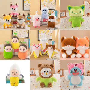 Poupées licorne en tissu coloré de 8 pouces, fabricant de jouets en peluche personnalisés, animaux en peluche en coton PP pour machines à griffes - Product Image 3