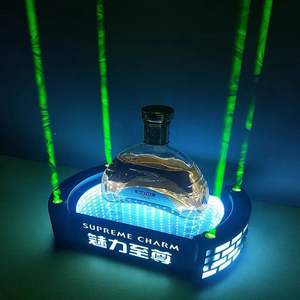 Longstargift 2025 nouveau LED casier à vin personnalisé lumineux présentateur de bouteille de casier à vin pour boîte de nuit Led affichage de bouteille - Product Image 4