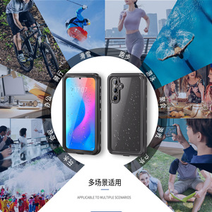 Coque de téléphone portable transparente, résistante aux chocs et étanche pour Samsung Galaxy A15 A25 A35 A55 5G, fabrication OEM/ODM - Product Image 4