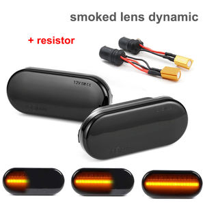 Lot de 2 clignotants latéraux noirs pour Ford C-max Fiesta Mk5 Focus MK2 Fusion Galaxy <span class=keywords><strong>MK1</strong></span> MK2 VW Passat 3B Golf 4 Bora Lupo T5 Sharan - Product Image 2