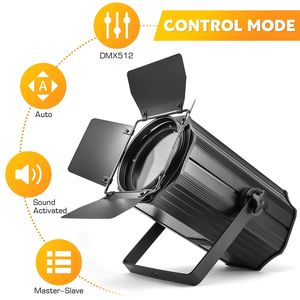 Projecteur de scène LED COB blanc 200W, faisceau lumineux zoom, étanche, DMX, projecteur PAR, mode de contrôle 512, IRC élevé 90 - Product Image 5