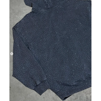 Sweat à capuche zippé personnalisé pour homme, de haute qualité, coupe oversize, en coton épais, avec strass, en molleton bouclette