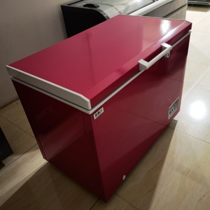 Tủ đông ngực nhiệt độ đơn Lớn 0.9m với kính hàng đầu cho siêu thị để sản xuất gà và đá đông lạnh - Product Image 3