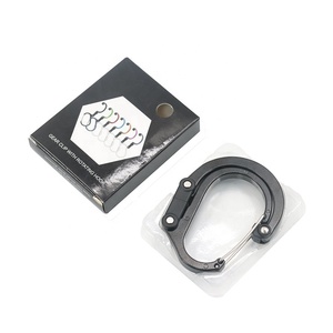 Moschettone in Alluminio (Piccolo) per Borsa, Passeggino, Zaino, Organizzazione Campeggio, Nero Opaco, <span class=keywords><strong>Set</strong></span> da 2 Pezzi - Product Image 5