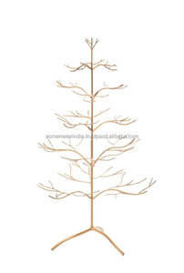 5-Tier Metal Ornament <b>Stand</b> in Gold-Plated Finished with Elegant Design Perfect for Hanging Ornaments and Festive Home Decor - Product Image 2