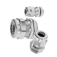 Presse-étoupes PG9 6-12 en acier inoxydable 304, type fendu, pour câbles de 3 à 52 mm, support OEM