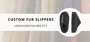 Personalizzato <span class=keywords><strong>uomo</strong></span> inverno peluche Memory Foam nero soffice pelliccia di Shearling con plateau <span class=keywords><strong>ciabatte</strong></span> in lana - Product Image 4