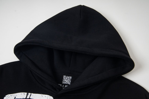 เสื้อสเวตเชิ้ตผ้าฟลีซมีฮู้ดของผู้ชายเสื้อกีฬาผ้าคอตตอนฟลีซทรงหลวมสำหรับ100% - Product Image 5