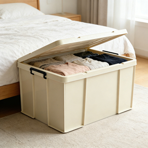 Large Capacity Thickened PP Waterproof Portable Storage <b>Box</b> Multifunctional Sturdy Organizer Bin Home Toy <b>Clothes</b> Storage 6-10L - Product Image 3