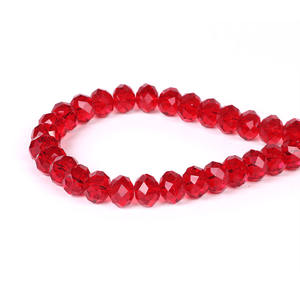 Perles de verre facettées rondes de 4 mm pour la fabrication de bijoux, collier en cristal DIY, bracelet, breloques pour femmes, accessoires artisanaux, 5 brins/lot - Product Image 3