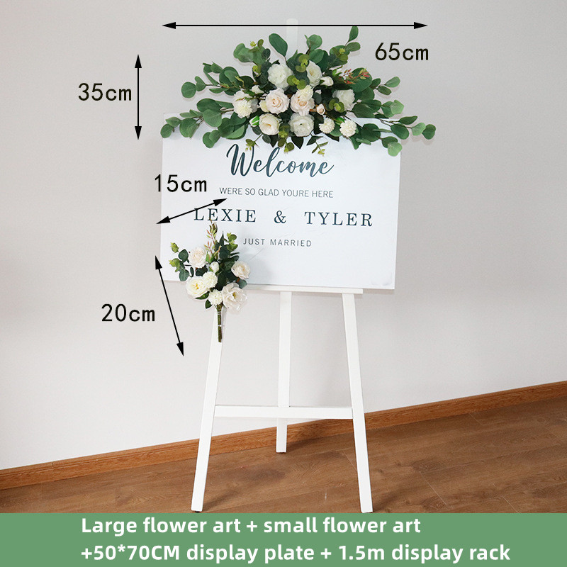 Chevalet Pliable Vankarr 160cm - Support Affiche Portable Pour Mariage, Exposition Et Art