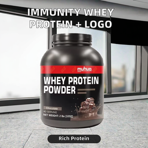 OEM Logo personnalisé Poudre de protéine de lactosérum musculaire 2lbs de chocolat en vrac pour adultes Pas pour les femmes enceintes Milkshake protéiné - Product Image 2