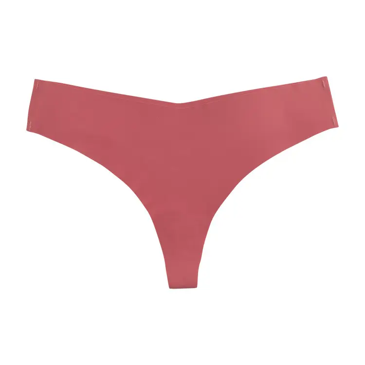 Toptan dikişsiz seksi bayanlar kırmızı Thongs Bikini ucuz g-dizeleri külot seksi kadın iç çamaşırı